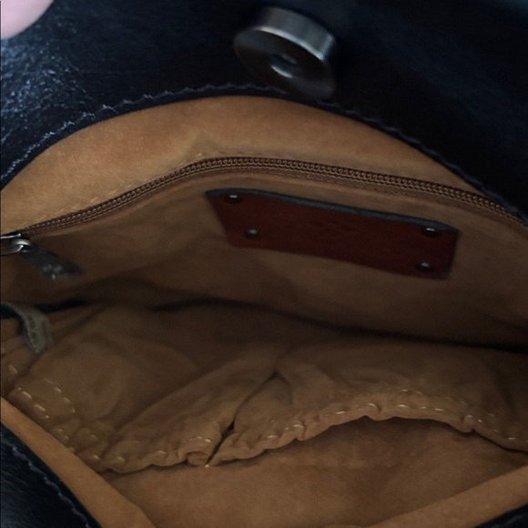 Authentic Patricia Nash Black Embossed Leather Crossbody Bag - Picture 4 of 5